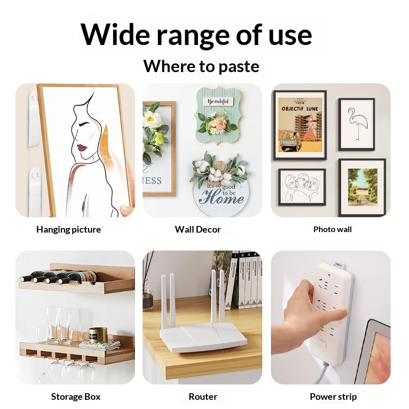 Picture Hanging Strip - Крючки для картин без сверления, клейкие